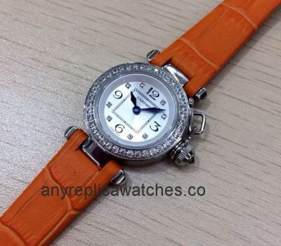 Replica Cartier Pasha Lady Brown Watch